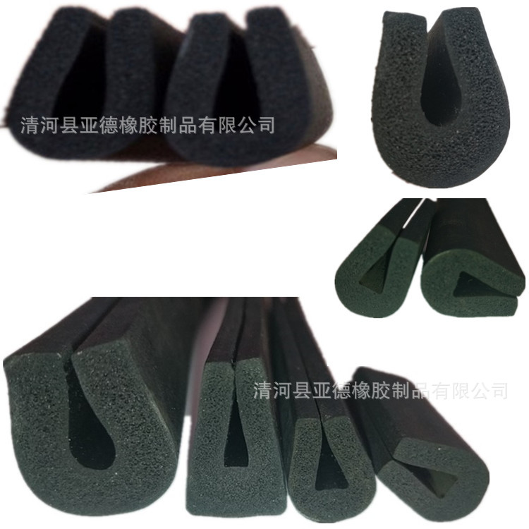 海绵密封胶条 三元乙丙发泡橡胶棒 发泡密封条 圆形胶条 可做