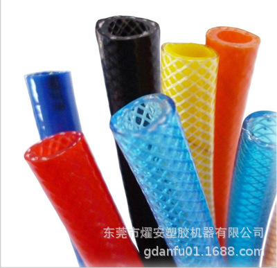 PVC编织增强管挤出机 高产优质低能耗PVC编织增强包纱管押出机