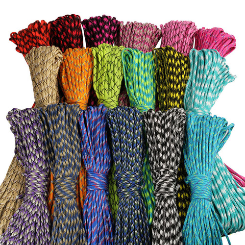 Seven-core parachute cord 31 meters, diameter 4mm, outdoor camping equipment survival cord, military specification parachute cord
