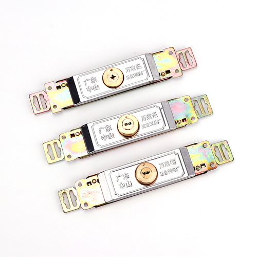 Rolling shutter door lock, middle opening, universal rolling door lock, copper core cross security door, old-fashioned bottom opening rolling shutter door lock