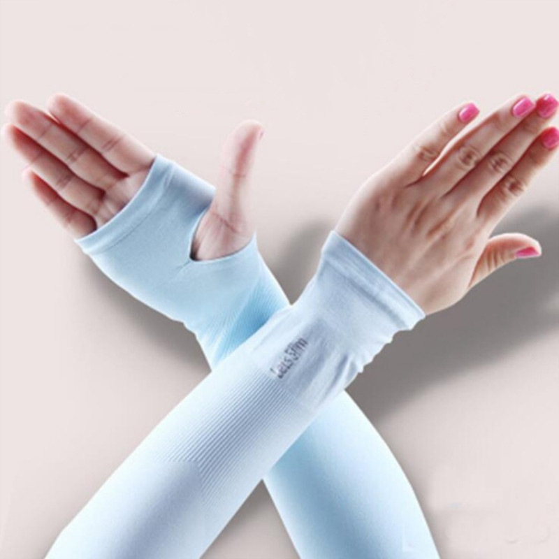 Ice silk sun protection sleeve for men and women cycling in summer