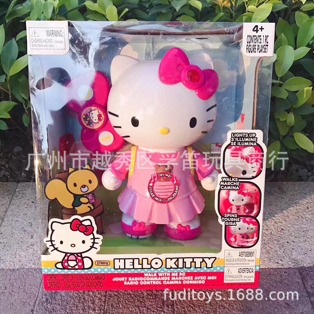 正版特价热卖款 专业批发HelloKitty凯蒂猫遥控声光机器人84194