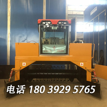 2023供应行走式翻堆机 履带式翻堆机 粪便有机肥翻堆机不用建槽