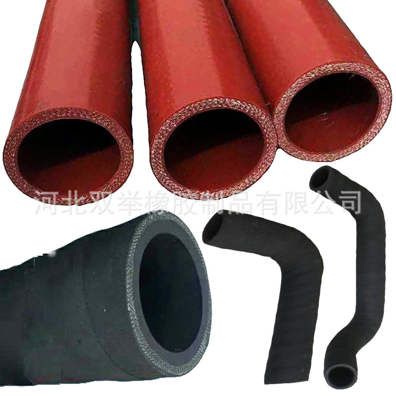 钢丝夹层硅橡胶软管 螺旋钢丝硅胶管 高压硅胶管正压负压硅胶软管