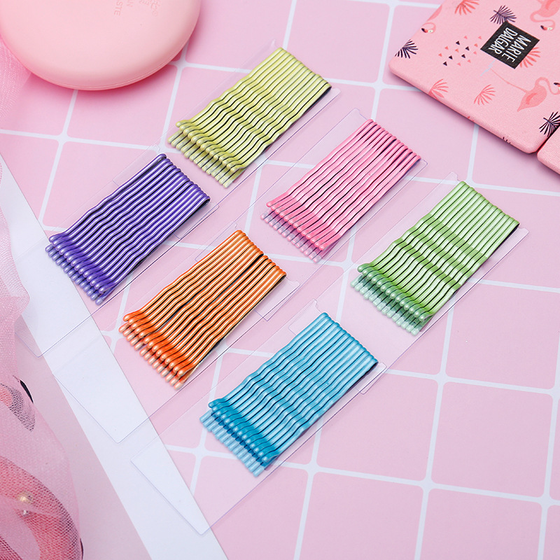 Word folder the republic of korea Card issuance wholesale pinkycolor Bangs Macaroon Clip adult Hairpin One piece On behalf of