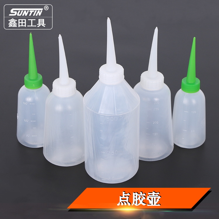 Xintian industry 100/150/250/300/500ML With cover Graduation Glue pot Beak jug Plastic bottles Oil pot