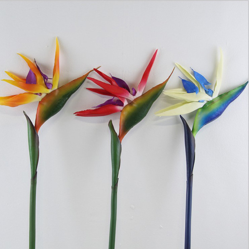 High Artificial Pe Trumpet Bird of Paradise Artificial Plant Factory Direct Sales Decoration Flower Arrangement Accessories Desktop Decoration High Artificial Pe Trumpet Bird of Paradise Artificial Plant Factory Direct Sales Decoration Flower Arrangement Accessories Desktop Decoration