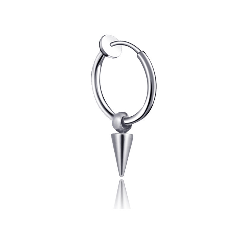 Short steel ear clips