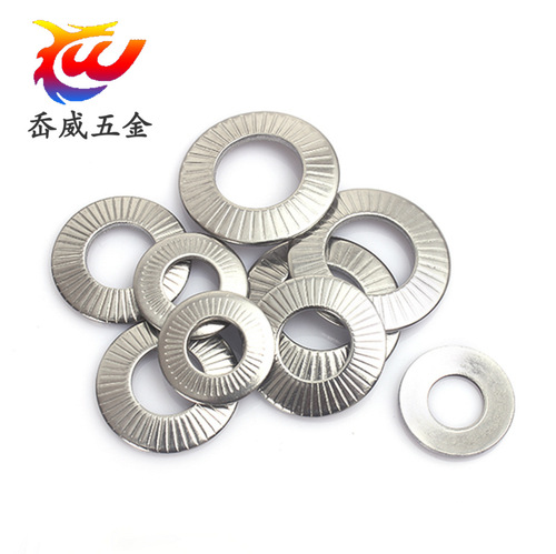 304 stainless steel anti-skid washer butterfly/saddle single-sided toothed washer toothed anti-skid washer M3-M20