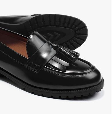 AF0226 包邮19春季新款女士英伦风方跟休闲鞋乐福鞋 一件代发|ru