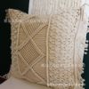 Cotton wire cotton rope hand -woven tassel pillow INS Bohemia pillow can be processed