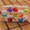 2019 direct deal PS environmental protection Simplicity fixed 15 transparent Plastic Box Jewelry Sequins storage box wholesale