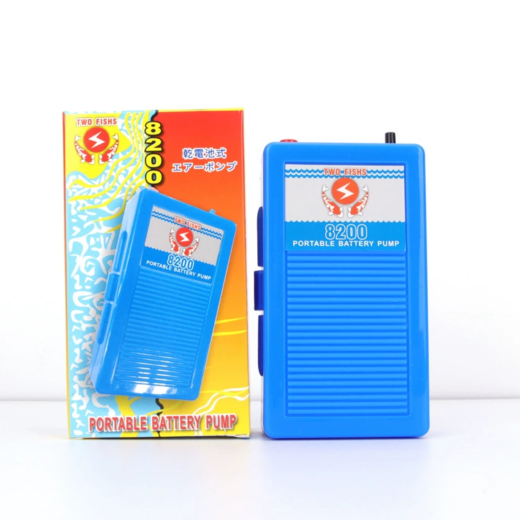 [Производитель] Pisces 8200DC сухой аккумулятор кислородный насос открытый кислородный насос для рыбалки в любое время
