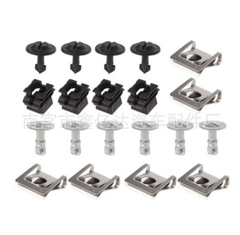 Para Audi A4 A6 Volkswagen Passat 20 unids motor inferior guardia placa tornillo hebilla traje B5
