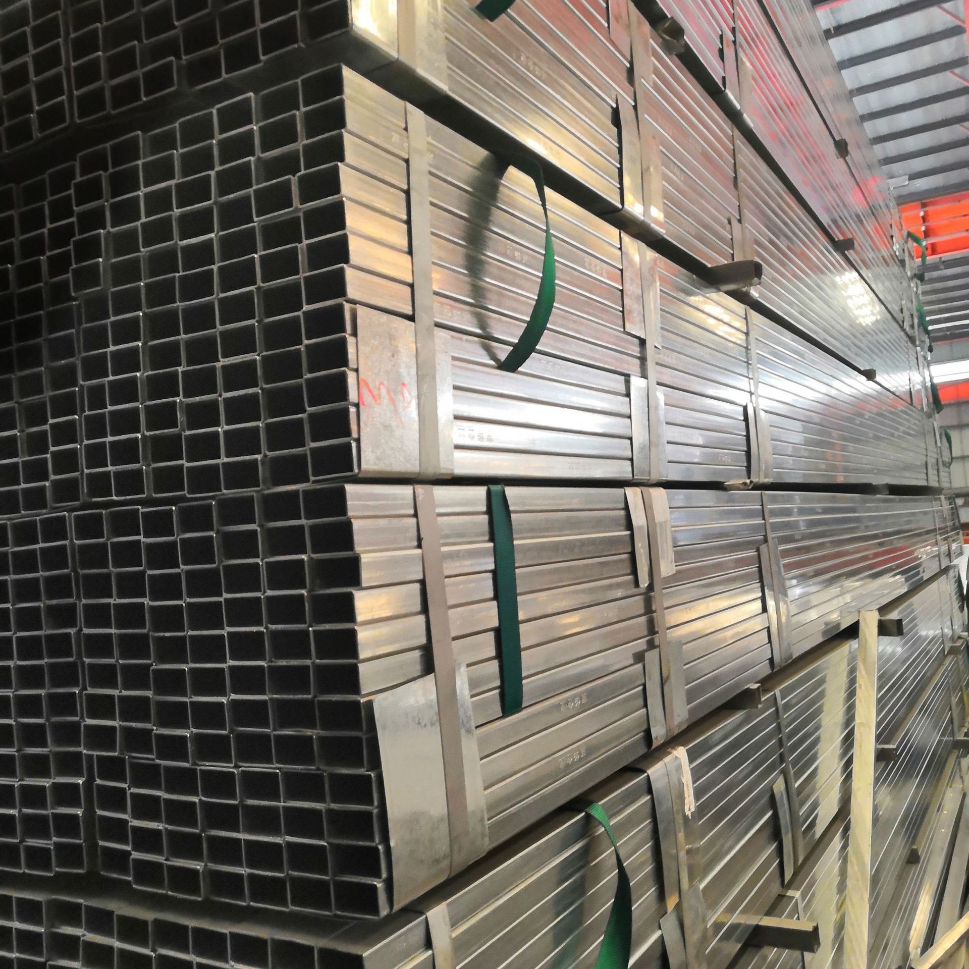 江苏 镀锌方管 机械设备用 50*100*1.0 热镀方管 建筑装饰用