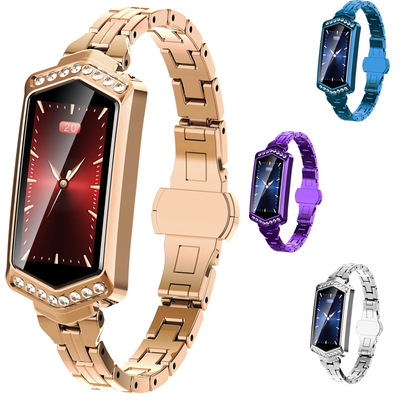 智能手环女性专用心率计步睡眠生理周期监测健康手环B78 工厂新品