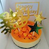 Cake Decoration Response U.S. Alphabet Plug -in Broken Rich Golden Sencer Account Fun Birthday Cake Decoration