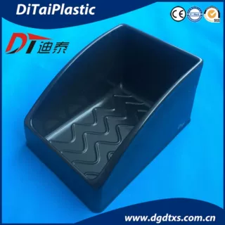 东莞迪泰定制黑色纹路容器 ABS/PP/PC亚克力厚板吸塑/丝印喷漆