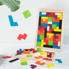 俄羅斯方塊積木拼圖拼板寶寶過關遊戲兒童益智早教玩具