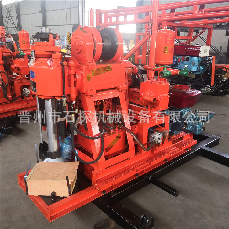 XY-1A全液压水井钻机小型地质勘探钻机 高速150米钻机