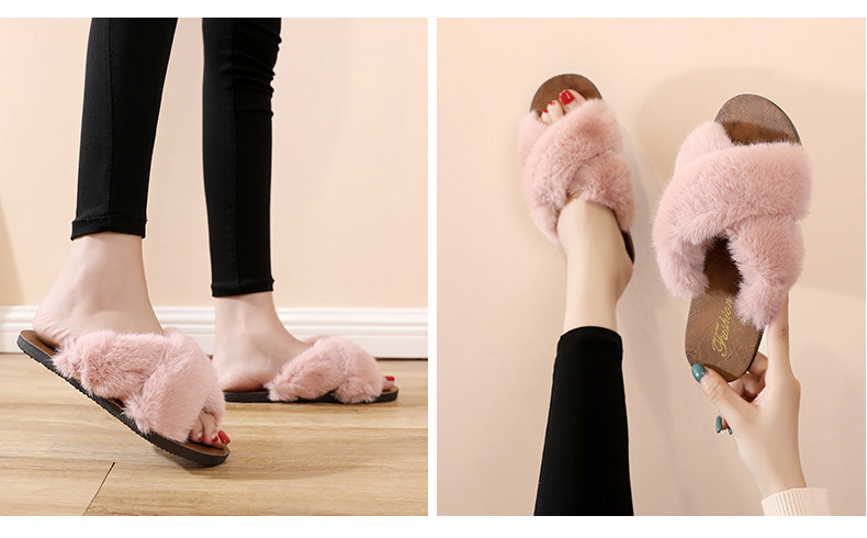 Ženski čevlji iz flisa in žameta z nastavljivimi zaprtimi prsti, mehki in udobni, pralni v pralnem stroju, zračni, za notranjo uporabo in na prostem_voghion.com