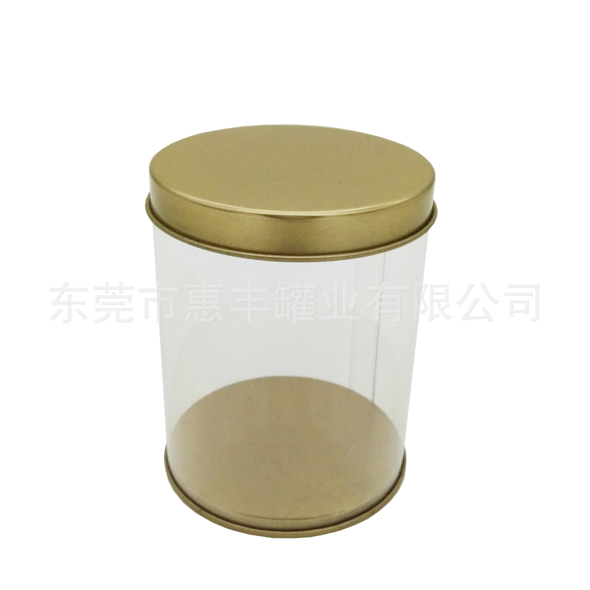厂家生产PET/PVC透明罐糖果罐礼品铁罐化妆品香水包装铁盒玩具罐