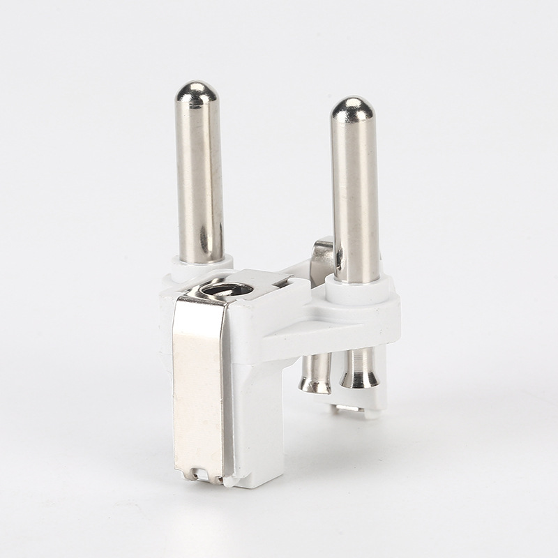 厂家批发法国标准空芯支架 电源线插头 欧标工业插头支架