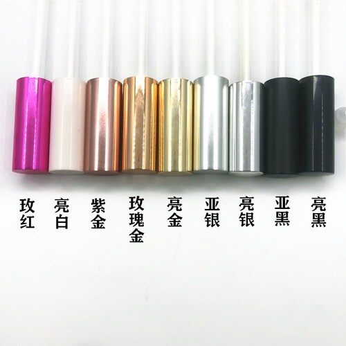 High-end DIY bottle blowing round transparent lip tube eyeliner tube mascara tube 10ml empty tube professional makeup packaging material