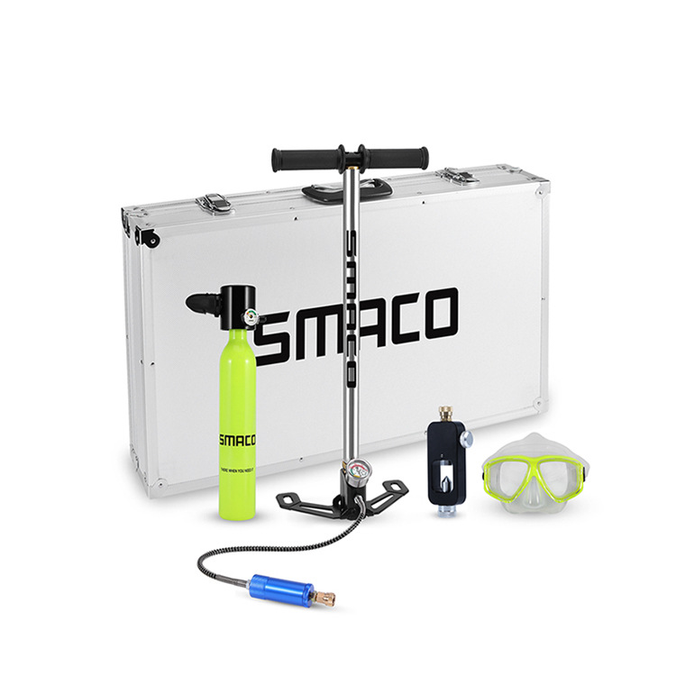 SMACO賽麥客 迷妳氧瓶潛水教學水下呼吸器 遊泳裝備 呼吸氧氣罐