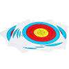 Archery target, street paper target, sports equipment, bow and arrows