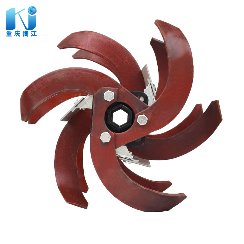 防缠刀总成-微耕机旋耕刀具柴油农机3片4组防缠刀 汽油农耕机E18