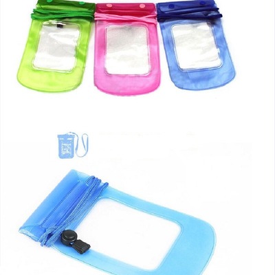 厂家批发防水袋 户外运动漂流游泳袋 手机可触屏防水套单层魔术贴|ru