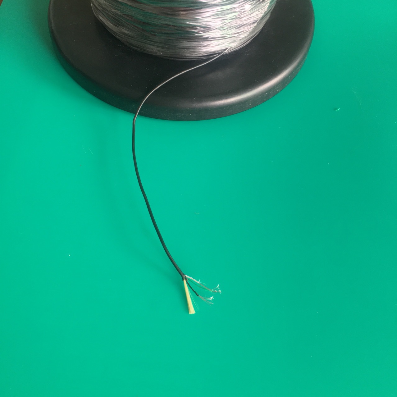 进口TPU可视锚鱼线可视钓鱼竿线探鱼器线1.0三芯皮线大马力编织线