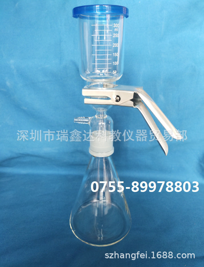 溶剂过滤器250ml 500ml 1000ml 2000ml砂芯过滤装置 玻璃仪器加厚