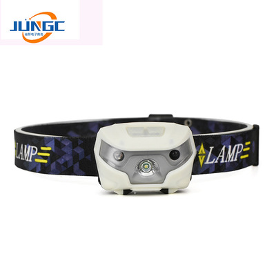 强光感应式LED头灯多功能USB充电头戴式电筒户外钓鱼骑行头灯|ms