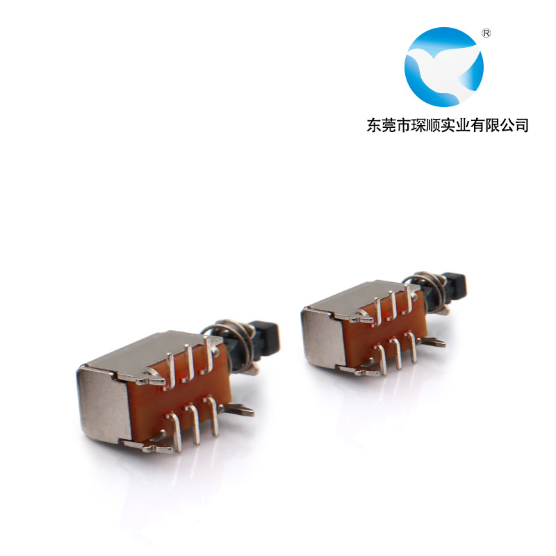 PS22E25沉板式机顶盒路由器电源开关 A04贴片按键开关 自锁形式