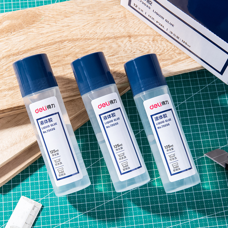 Deli7303 SLiquid Glue Transparent Glue Handmade Material Handmade Student Strong Children's Student Handmade Glue
