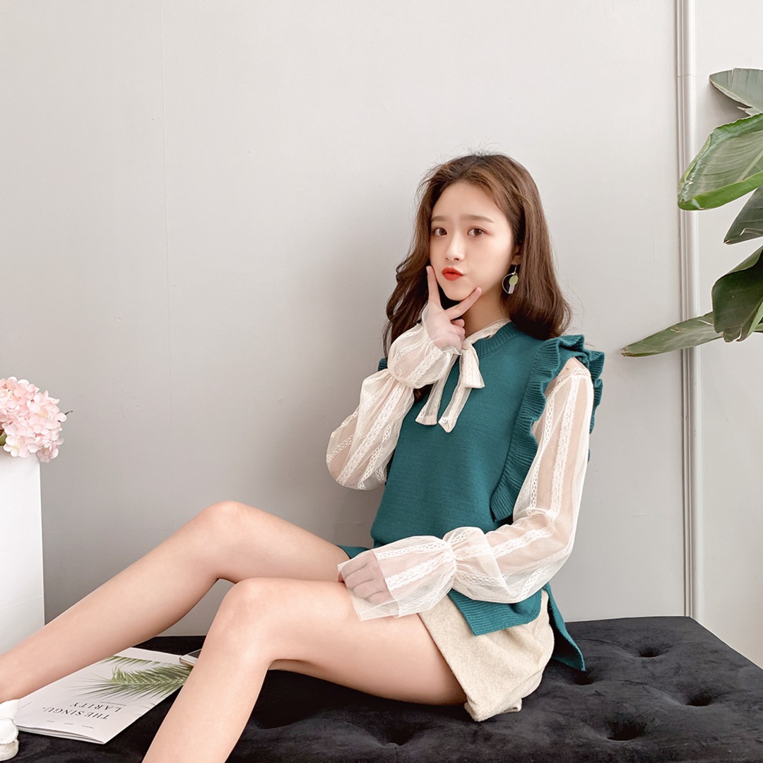 Gilet femme en Mouton cachemire - Ref 3316532 Image 19