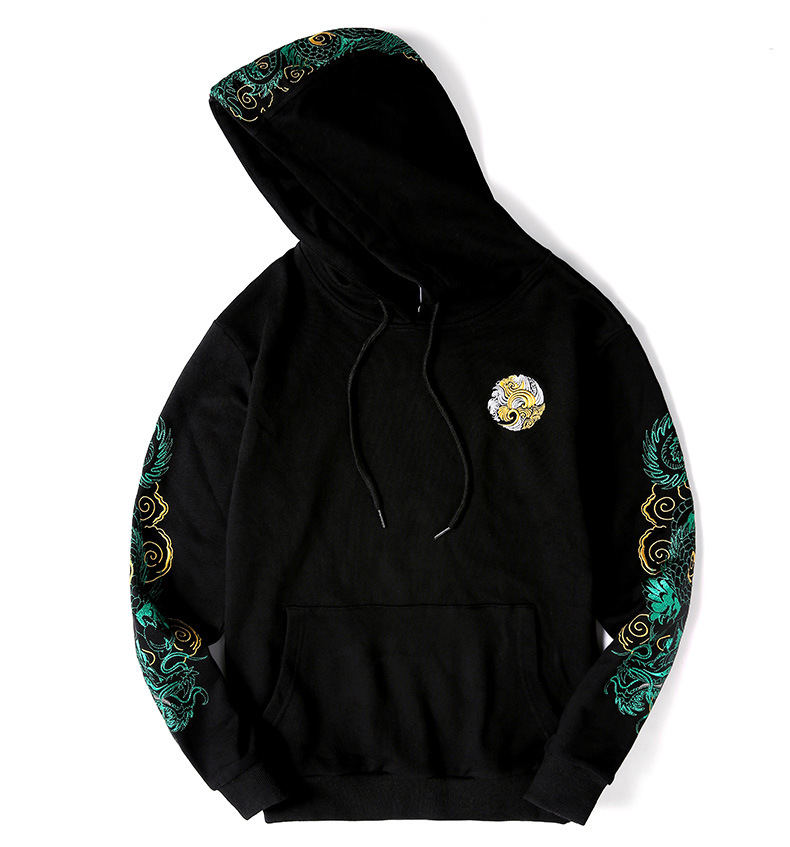 Dragon Embroidered Hoodie