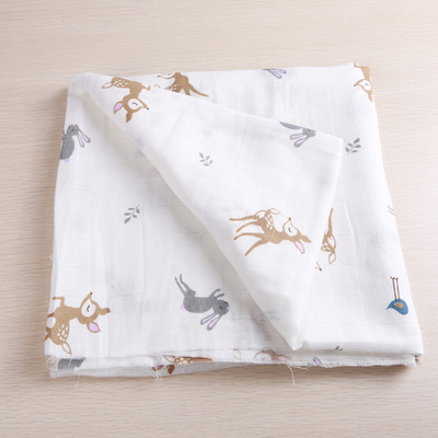 new pattern Infants Bamboo Cotton blanket soft cotton material Cartoon pattern modelling baby blanket Bedclothes wholesale
