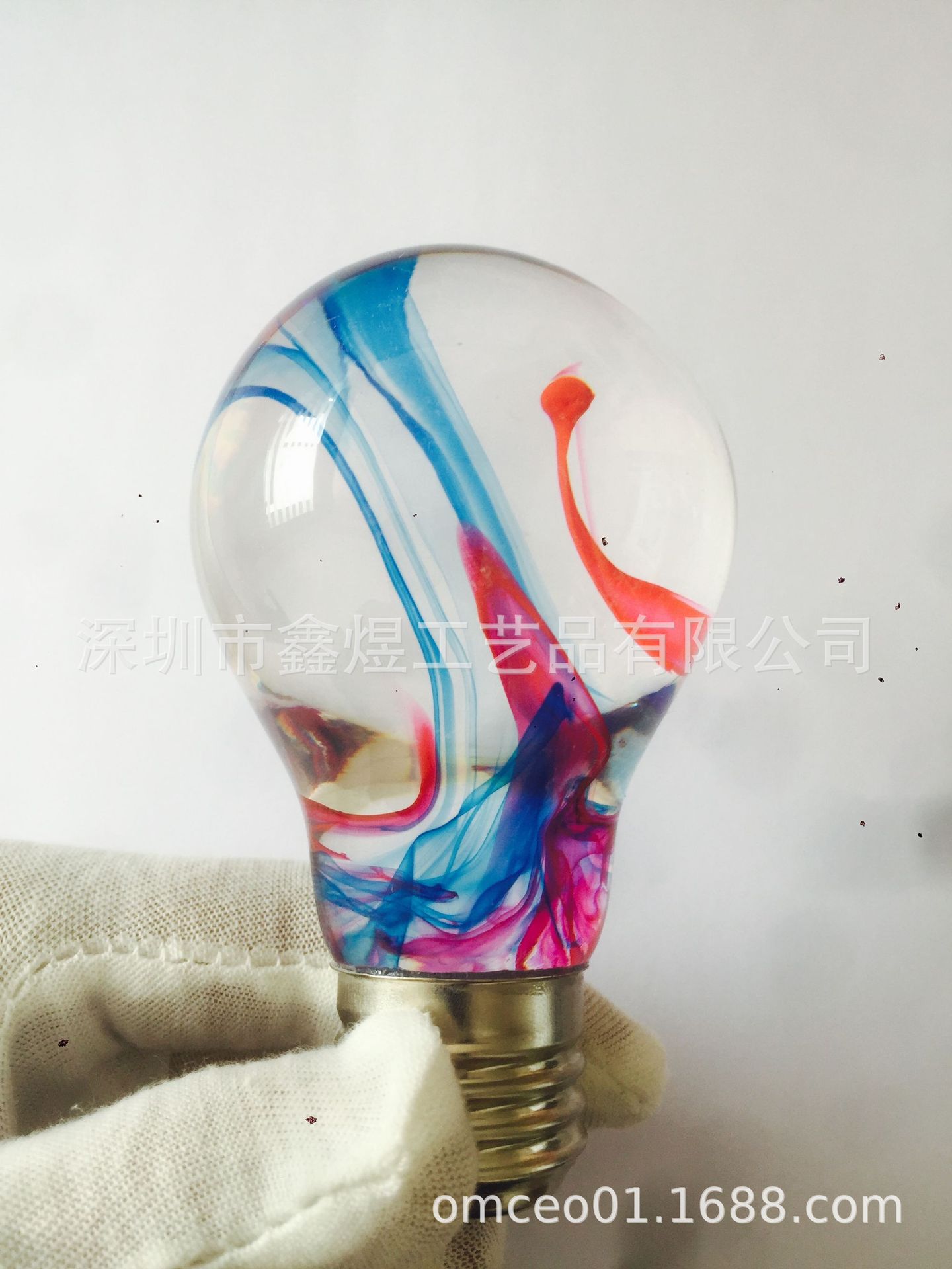 可零售 亚克力灯泡装饰灯泡，创意灯泡，KTV装饰彩灯，小夜灯