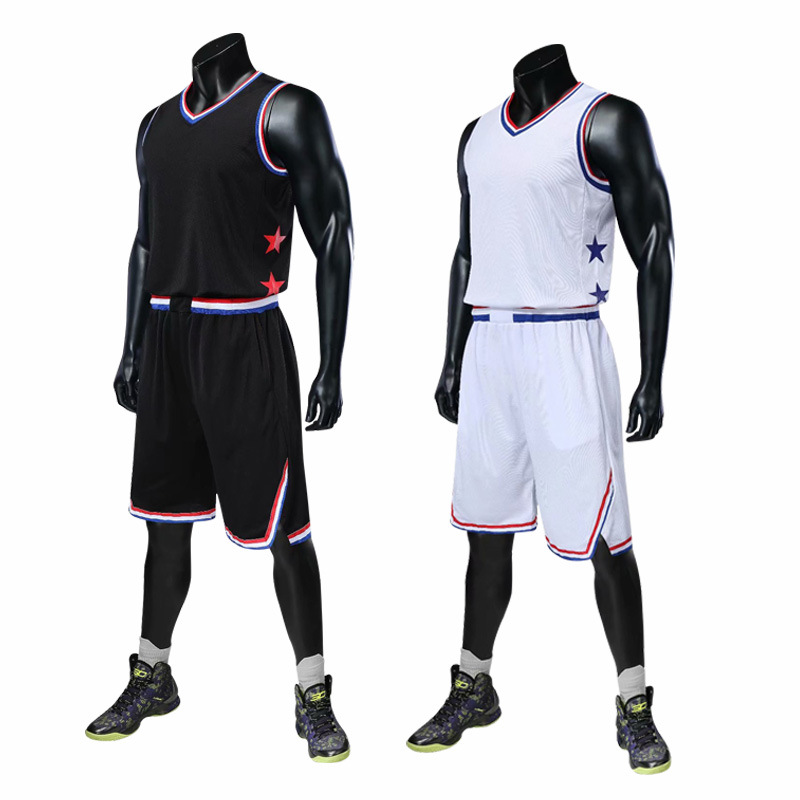 goods in stock Basketball clothes Produce direct deal customized adult men and women Basketball Jersey children Basketball clothes suit