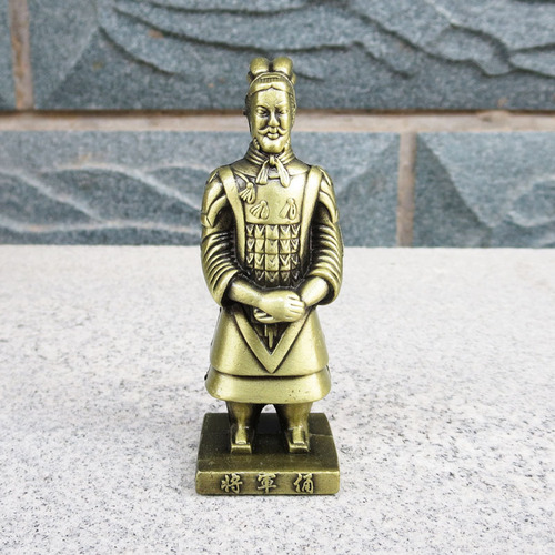 Factory direct sales Qin Shihuang Terracotta Warriors and Horses ornaments metal crafts Xi'an special gifts tourist souvenirs