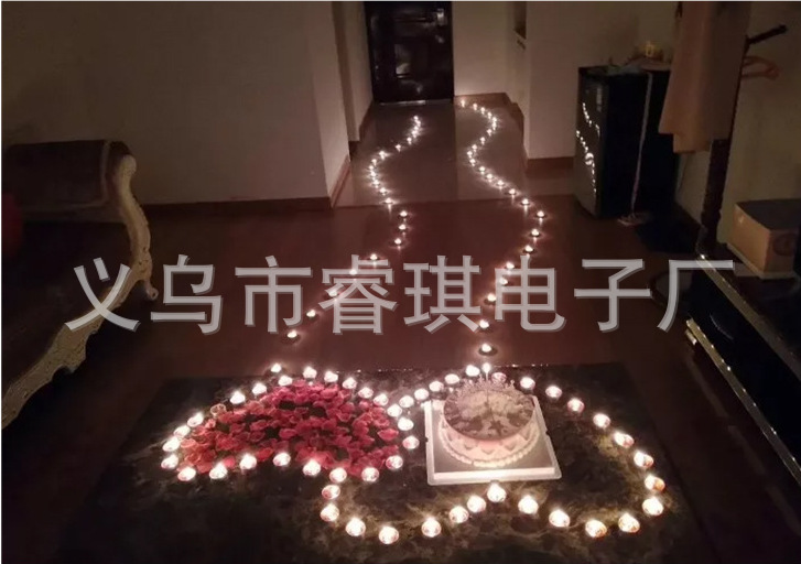 茶蜡装饰场景图