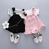 Summer clothing, set, shorts girl's, children's clothing, Korean style