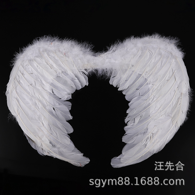 厂家直销 羽毛天使翅膀 舞台演出配饰 化妆服饰道具详情图13