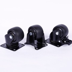 Wholesale 3-inch heavy-duty nylon casters, 2.5-inch low center of gravity casters, equipment casters with swivel and brake wheels