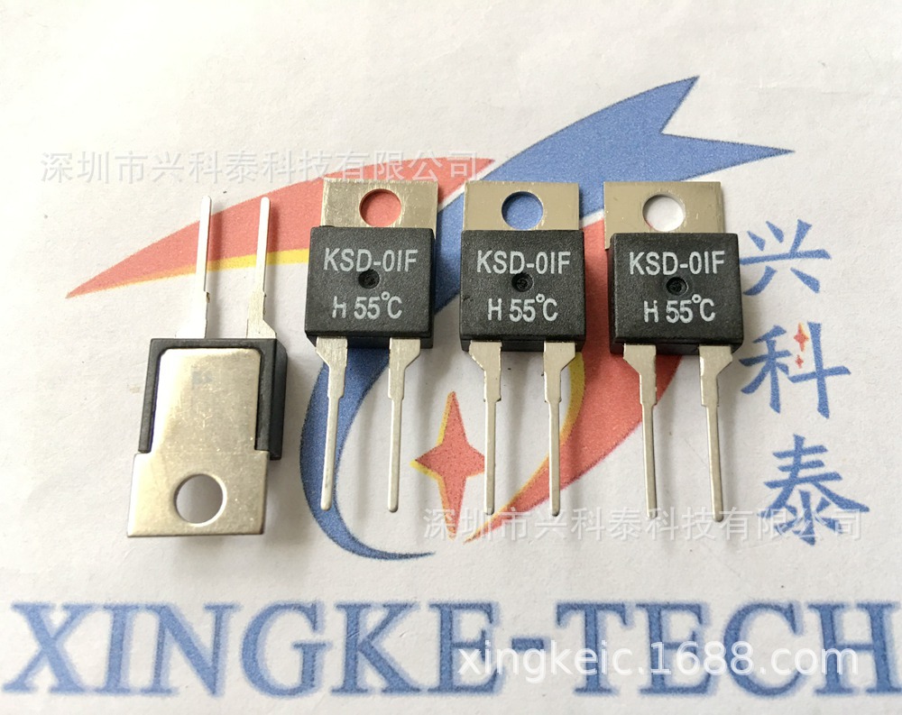 55度常开温控 KSD-01F H55℃