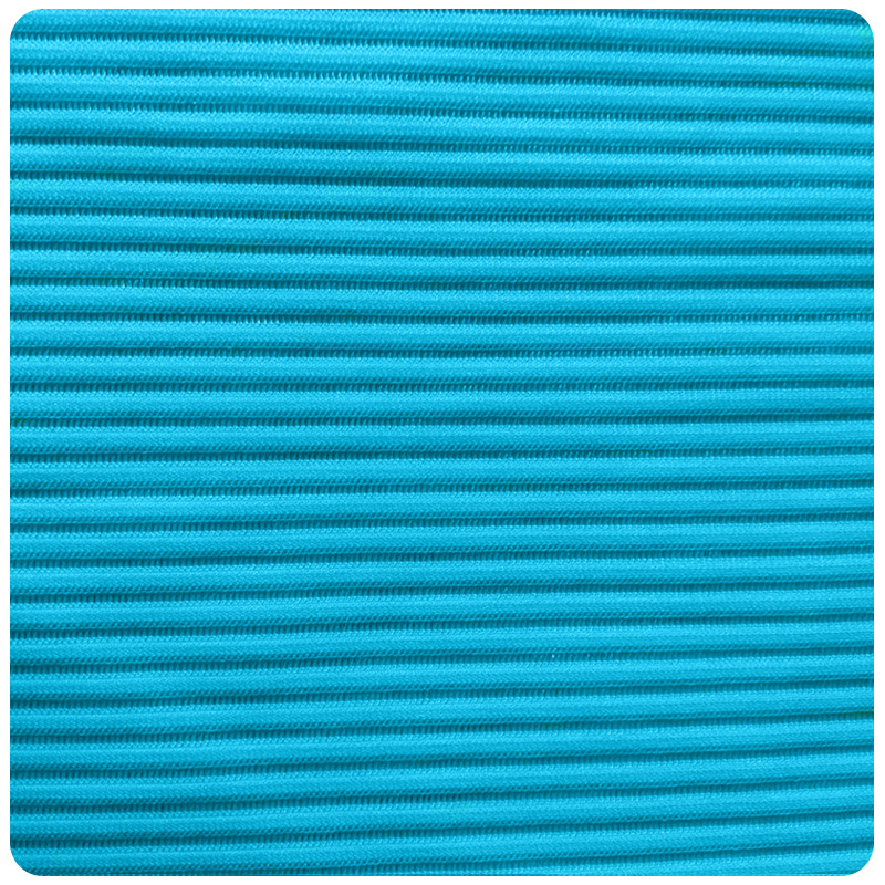 厂家供应灯条提花莱卡 休闲T恤运动瑜伽服面料  四面弹提花针织布