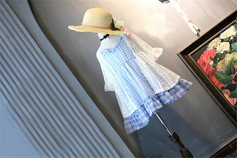 여름 소녀 레이스 트럼펫 슬리브 ??자외선 차단 의류  에어컨 가디건 어린이 중간 길이 목도리 얇은 코트 유행